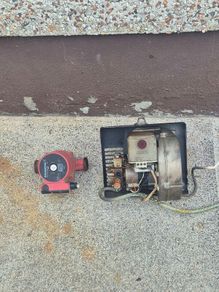 Riello Burner and grundfos pump