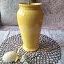 Beautiful yellow ceramic vase Image 7