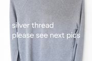 Light jumper from Primark with metallic thread silver grey size XS-M