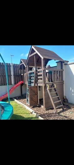 Wooden playhouse
