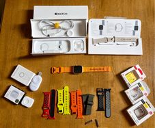 Apple Watch SE 2nd Gen 40mm 1 Owner Extras 14pc New Charger Case Strap Band Professional Office Work Lifestyle Fitness Outdoors Elegant Party Event Magnetic Ocean