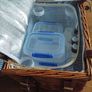 Vintage Style Wicker Picnic Basket (Insulated Interior For Hot Or Cold Food/Wine) Image 6