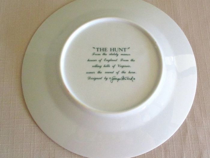 Georges Briard "The Hunt" Pattern Plates