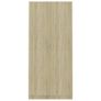 Wardrobe Sonoma Oak 90x52x200 cm Chipboard Image 6