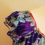 FREEPOST Ladies Splash Colour Floral Top By Spense Size M Lined Image 2
