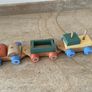 Wooden German made stacking train set Image 2