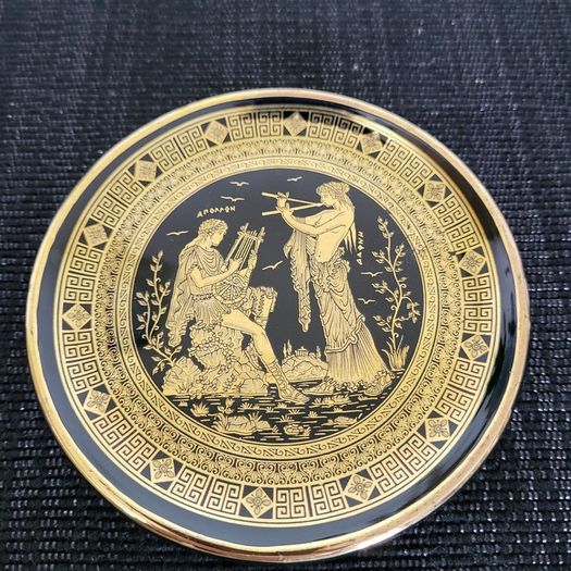 Miniature Greek 24k Gold Dishes/Plates