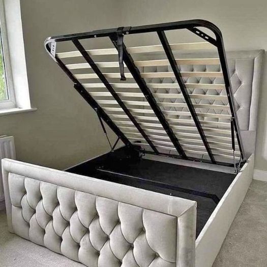 Hilton Double & King Size Bed Frame With Mattress Opt
