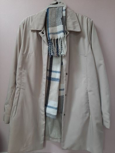 new coat USA XL and scarf