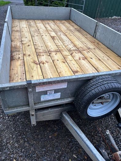 12x6 Hudson dropside trailer