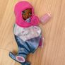 Mini Baby Born Doll and bottle Image 2