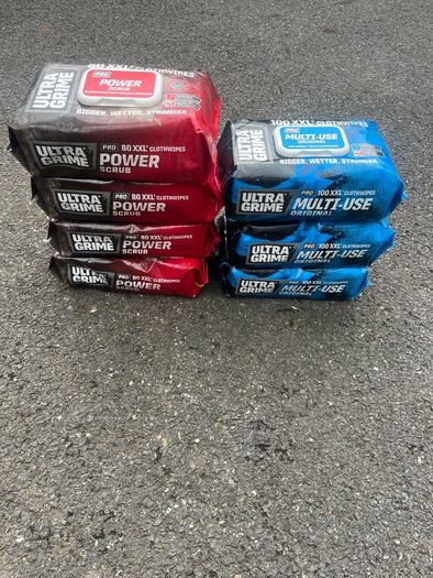 Ultra grime hand wipes