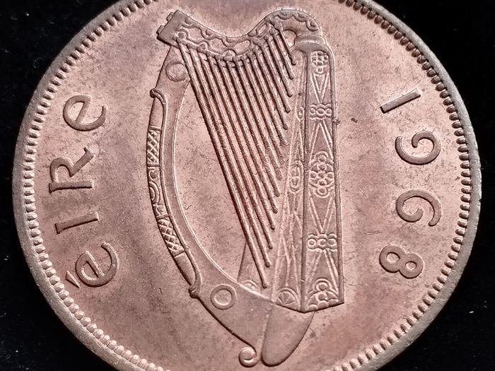 Ireland - 1968 - Irish 1 Penny - 1d - Hen with Chicks - KM.11 - UNC - [2701]