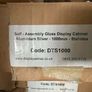 Brand New Unpacked Silver Aluminium And Glass Display Cabinet Image 2