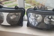 set of motorcycle  headlights