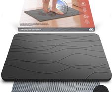 Stone Bath Mat  XL Non-Slip Diatomite Earth Mat for Bathroom or Kitchen  Quick-Drying, Super Absorbent, and Easy to Clean