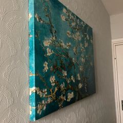 Van Gogh Almond Flowers Print on Canvas