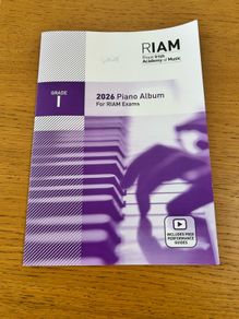 RIAM piano music for 2026 exams grade 1