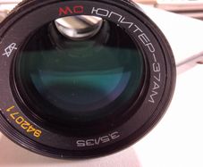 Vintage Soviet MC Jupiter-37AM 3.5/135mm camera lens