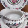 Vintage Porcelain Dinner Set For 6 Royal Tudor Ware Barker Bros England Ironstone Image 3