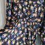 ZARA Floral Batwing Drop Waist Dress Sz XXL (Fit 12-16UK) Image 2