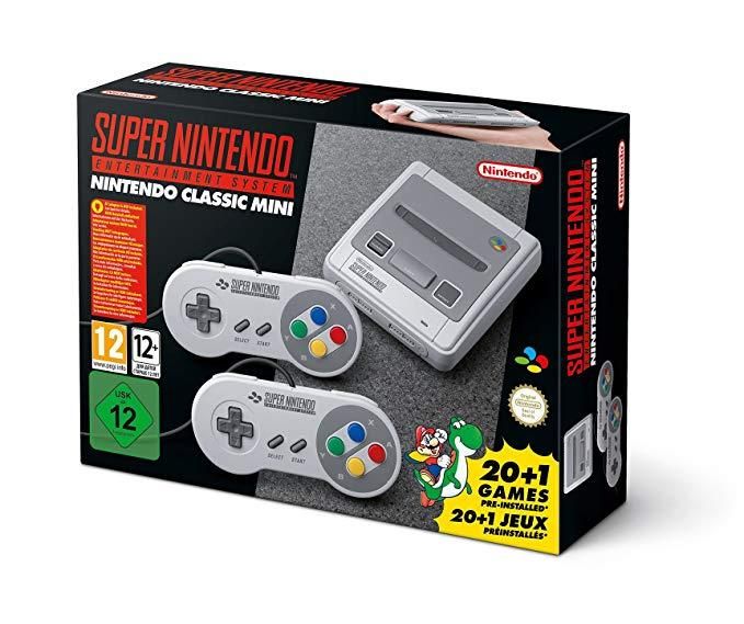 Official Super Nintendo SNES Classic Mini Super NES Mini Oldskool Gaming Retro Classics - FREE Optional Extra 100+ Games!