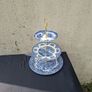 By post only homemade blue cake stand Image 3