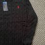 Black Polo Ralph Lauren Cable Knit Jumper Image 5
