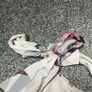 Ganni Floral Wrap Midi Skirt Sz 8UK 4US S Mesh Ruffle Bow Pastel Flowy Image 6