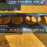 guinness rugby glass holder with 4 pint glasses Image 3