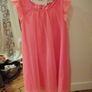 HM coral pink tulle dress Age 9-10 Image 2