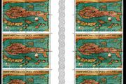 1972 Vatican City UNESCO for Venice (Ignazio Danti Map) Commemorative Stamps Gutter Pair Blocks Mint Never Hinged (MNH)