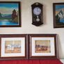 2 Piece Vanessa Jayne Large Wooden And Glass Framed Prints - Lion Family And Zebra Family Image 9