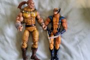 wolverine and Sabertooth figures