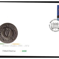 2005 Ireland Birth Centenary of Erskine Childers Commemorative Stamp An Post First Day Cover (FDC)
