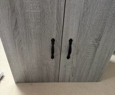 vidaXL Wall Cabinet 60x31x60 cm, Grey Sonoma Oak, Brand New / Assembled