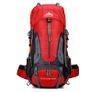 70L Large Camping Hiking Backpack Trekking Rucksack Men Women Outdoor Blue Redd Image 2