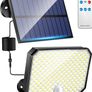NEW SALE | Solar Lights Outdoor Garden, 190LED 1500LM Solar Lights, 3 Modes & Remote Solar Security Lights Image 2