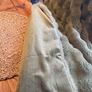 Faux fur green throw with velvet back Image 3