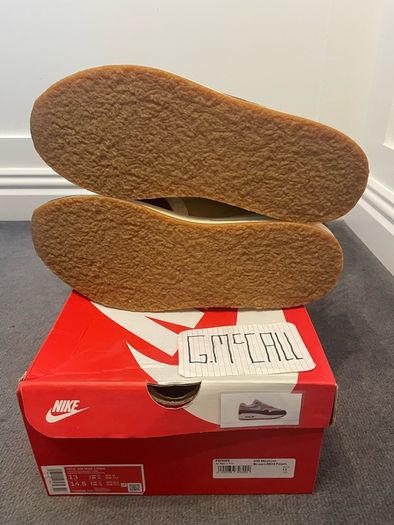 Air Max 1 Crepe Brown - 12uk