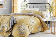 anterbury Easy Care, Ochre, UK Double Duvet Set (FREE POSTAGE)