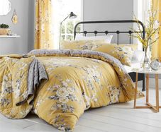 anterbury Easy Care, Ochre, UK Double Duvet Set (FREE POSTAGE)
