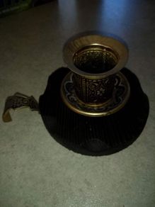 Vintage Brass Candle Holder.