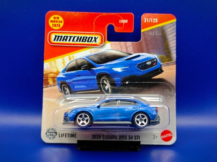 Matchbox 2024 Subaru WRX S4 STI, new.