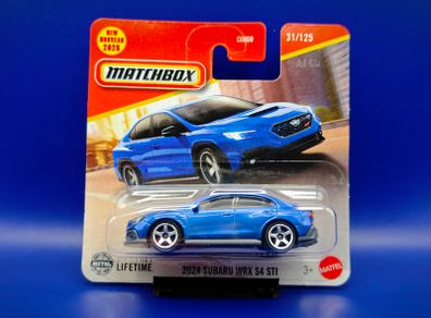 Matchbox 2024 Subaru WRX S4 STI, new.