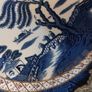 Fabulous & Collectable Booths Real Old Willow 8.5" Salad Plate in the Mid Blue, Sepia & Gilt Version Image 4