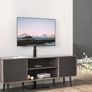 TV Stand for 32 to 60 inch Universal Swivel TV Floor Stand Height Adjustable Cable Management Easy Assembly Black (FREE POSTAGE) Image 2