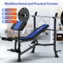 Adjustable Weight Bench with Leg Extension and Preacher Curl Home Training Gym Weight Lifting Bench Full-Body Workout Bench Bench Press Image 6