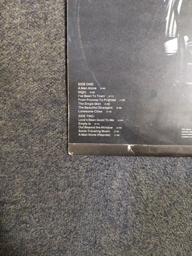Frank Sinatra A Man Alone lp