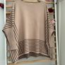 jumper Bnwt freesize tunic /poncho style layering jumper beige & brown Image 8